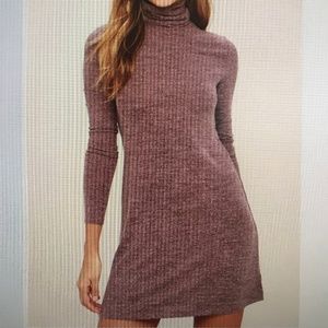 Lulu's Long Sleeve Turtle Neck Dress